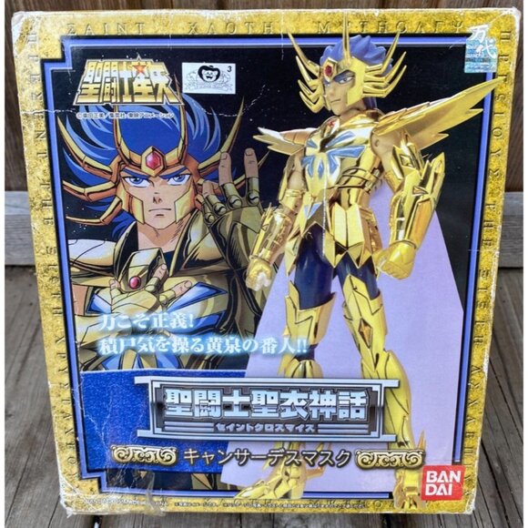 Bandai Saint Seiya Cloth Myth Cancer Death Mask GOLD SAINT Figure - Picture 1 of 9